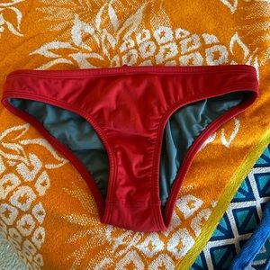 Red Jolyn Swim Bottoms